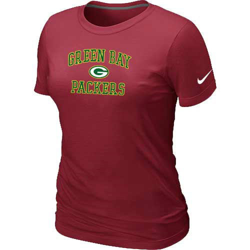 Nike Green Bay Packers Women's Heart & Soul NFL T-Shirt - Red